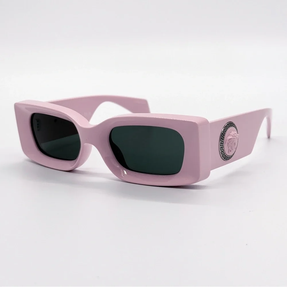 NEW VERSACE VE4474U 5485/87 SQUARE PINK GRAY WOMEN SUNGLASSES VERSACE MOD 4474-U - Picture 4 of 10